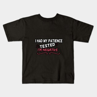 I had my patience tested I'm Negative, Cutting Machines like Silhouette Cameo and Cricut Kids T-Shirt